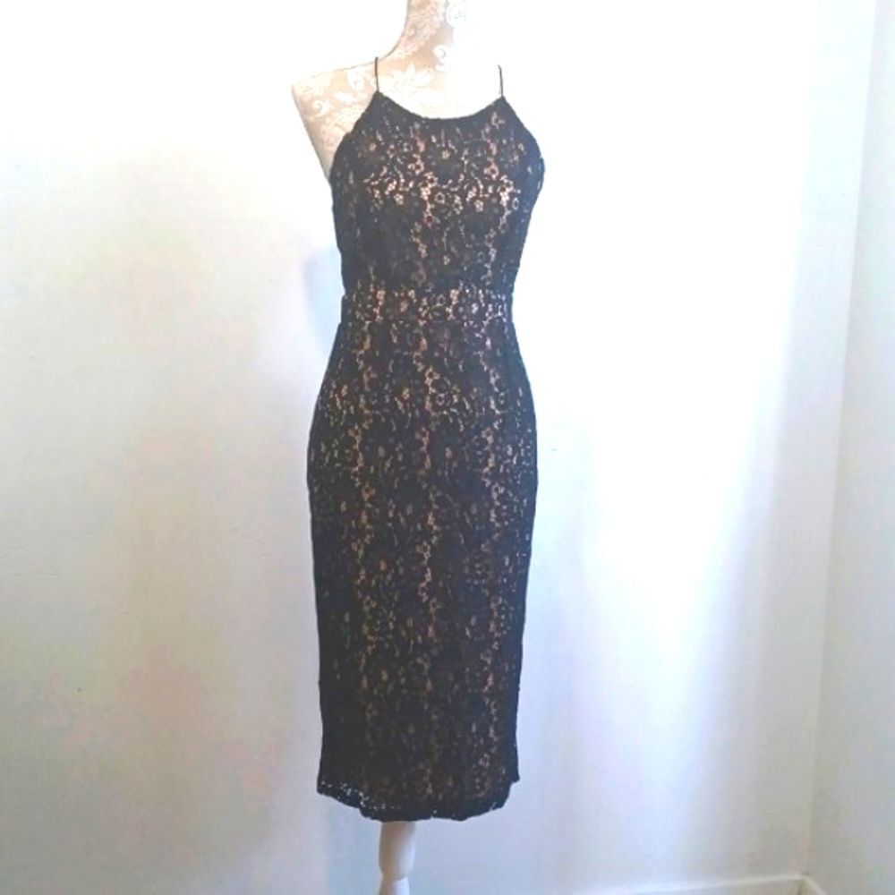 Soprano women's Little Black lace dress small